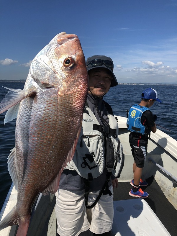 真鯛タイラバ時合で４枚ｇｅｔ ボートシーバスのmakoto Maru 東京湾 千葉県 木更津 富津 盤洲 金田海岸